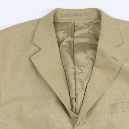 Anagram Mens Brown Wool Jacket Suit Jacket Size 46 Regular