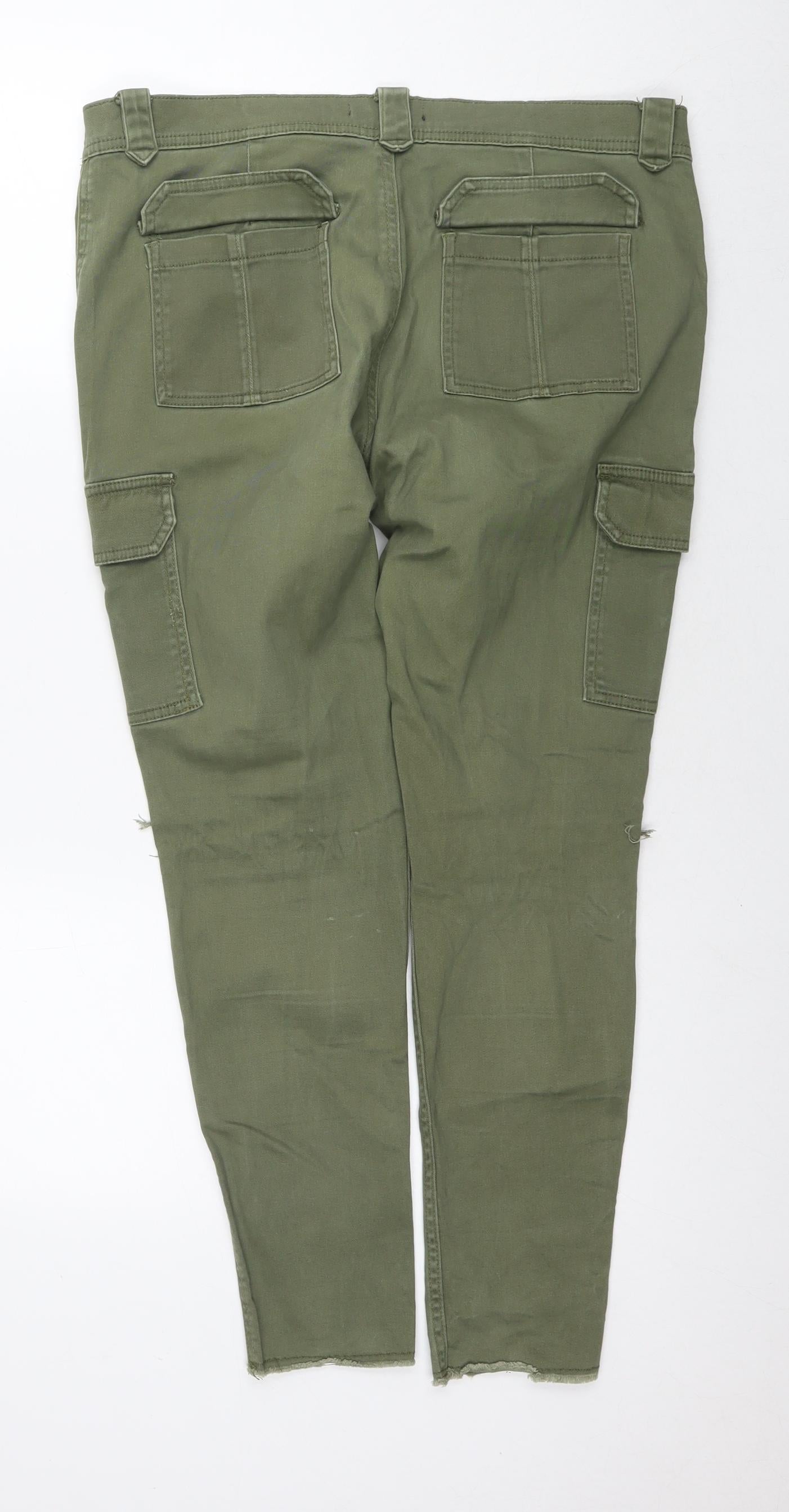 Womens UK Size 12 Atmosphere Regular Fit Skinny Green Jeans