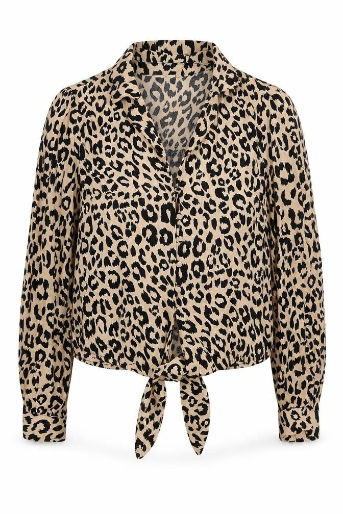 Womens UK Size 8 Oasis Beige Basic Button-Up