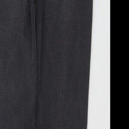 Denim & Co. Womens Grey Cotton Skinny Jeans Size 16 L27 in Regular Zip