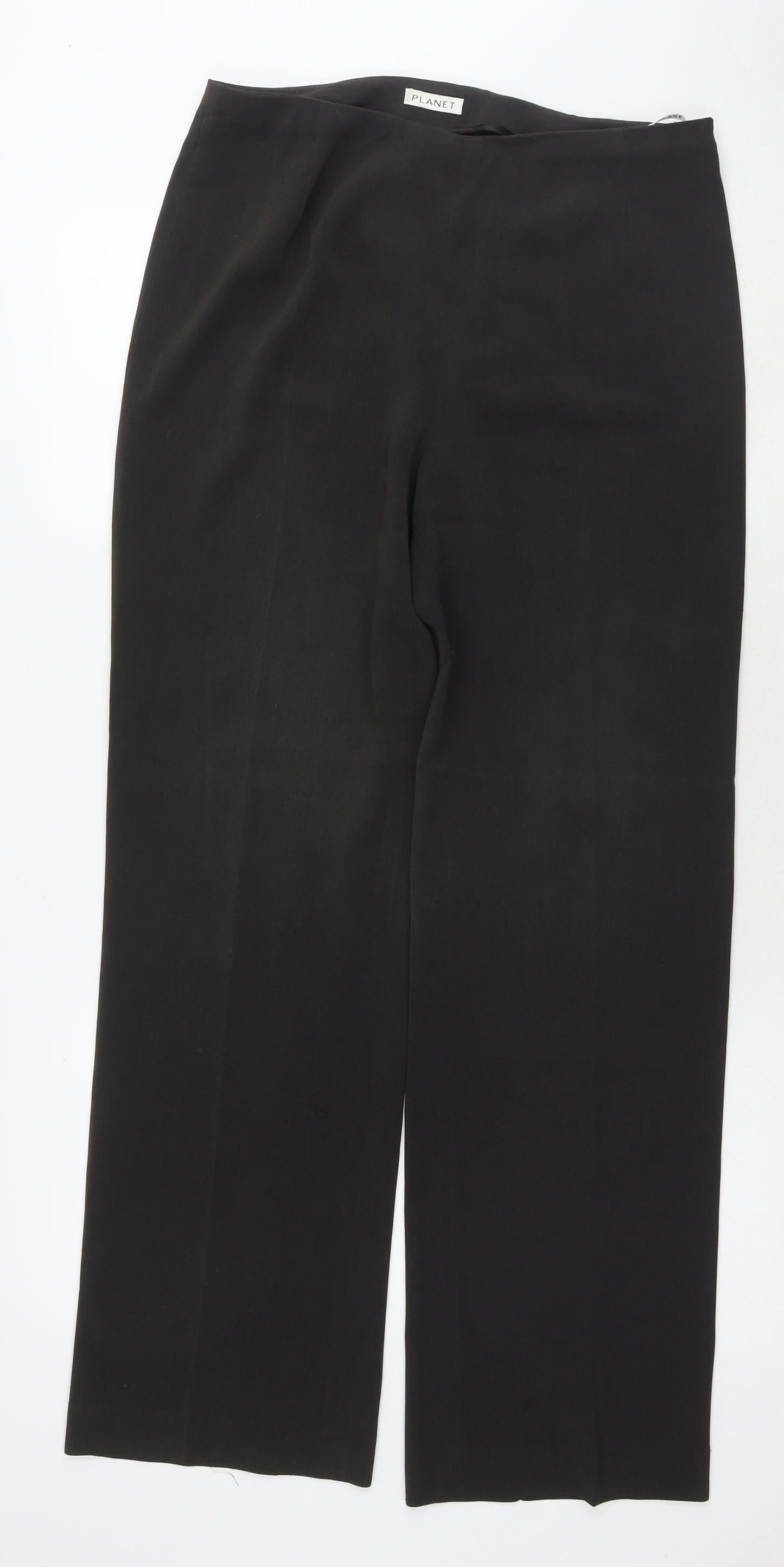 Womens UK Size 10 Planet Regular Fit  Brown Trousers