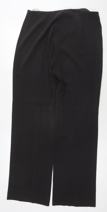 Womens UK Size 10 Planet Regular Fit  Brown Trousers