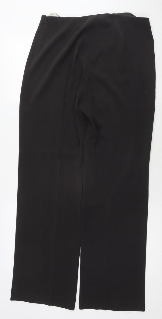 Womens UK Size 10 Planet Regular Fit  Brown Trousers