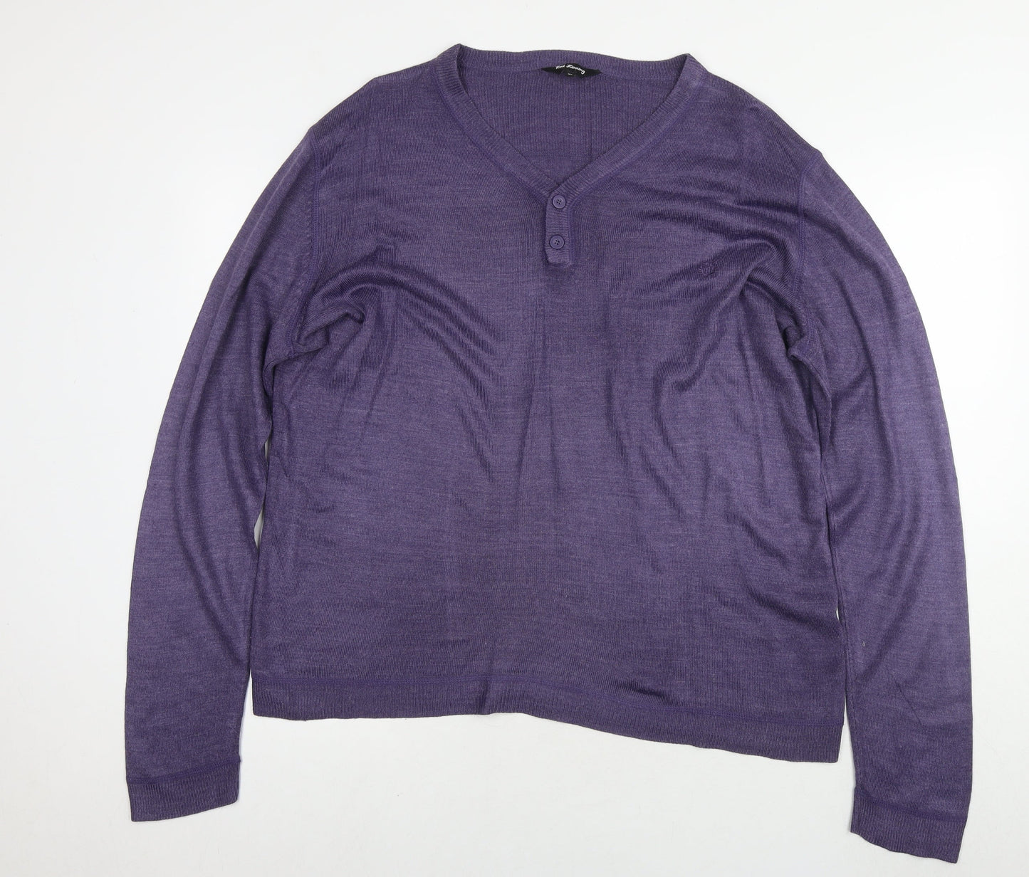 Womens UK Size XL Red Herring Purple Pullover Jumper