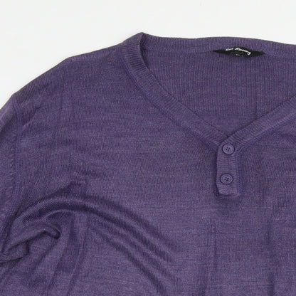 Womens UK Size XL Red Herring Purple Pullover Jumper