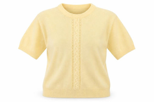 Womens UK Size 10 Berkertex Yellow Pullover Jumper