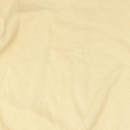 Womens UK Size 10 Berkertex Yellow Pullover Jumper