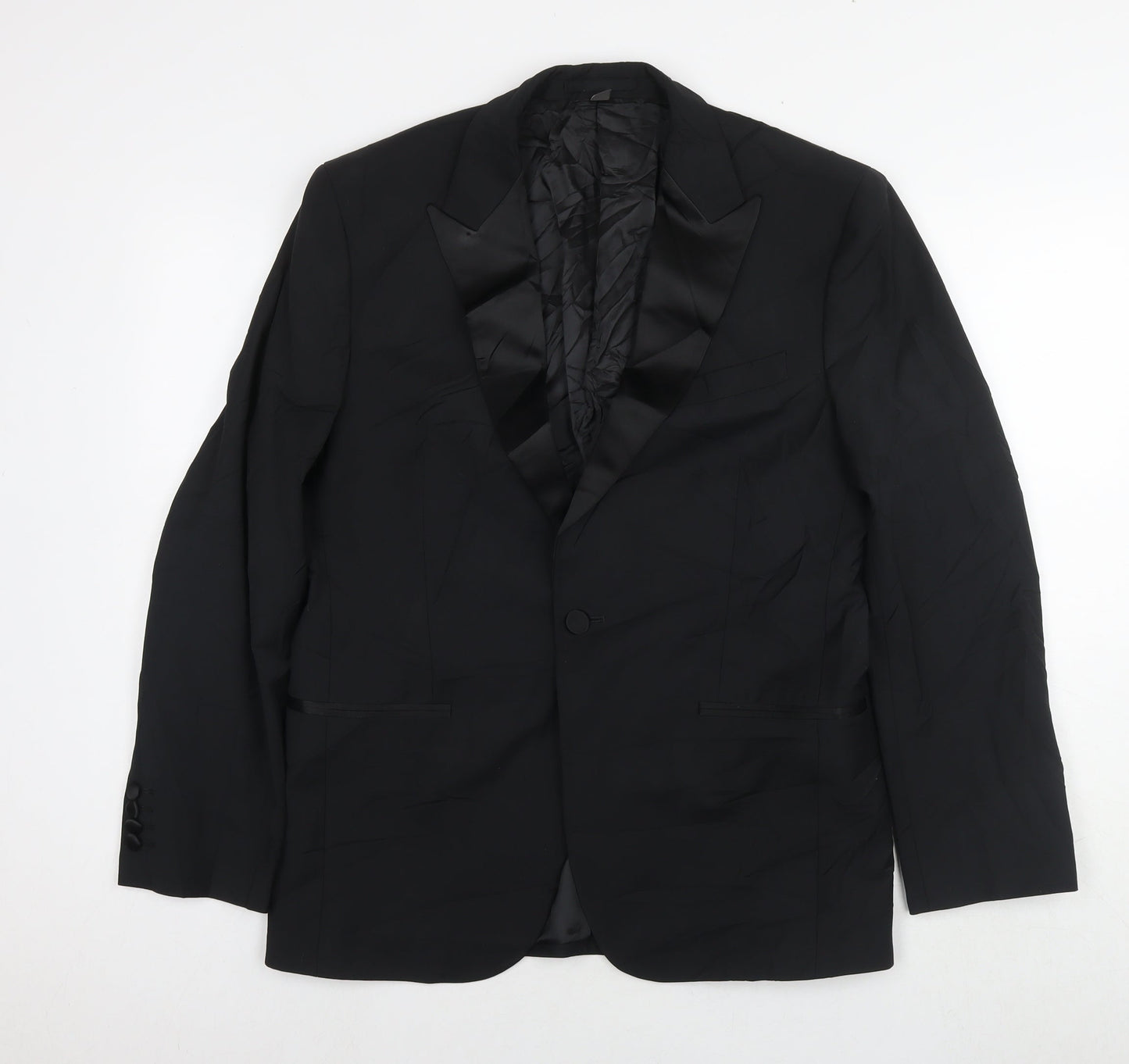 Mens UK Size 40 Marks and Spencer Regular Black Suit Jacket