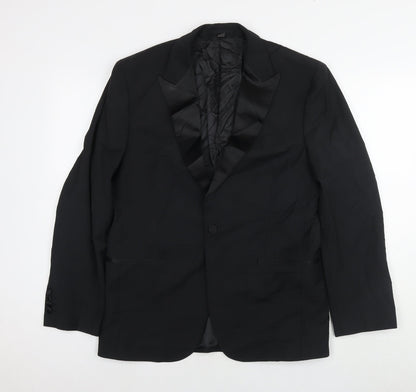 Mens UK Size 40 Marks and Spencer Regular Black Suit Jacket