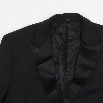 Mens UK Size 40 Marks and Spencer Regular Black Suit Jacket