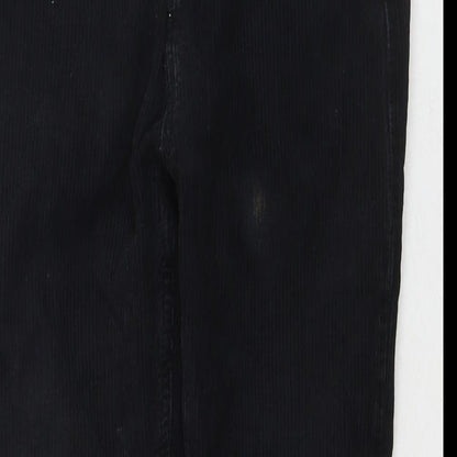 Womens UK Size 28 in Topshop Regular Fit  Black Trousers