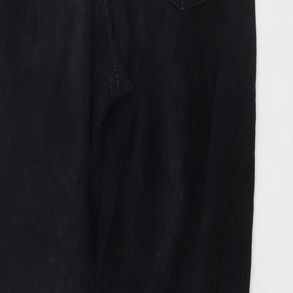 Womens UK Size 28 in Topshop Regular Fit  Black Trousers
