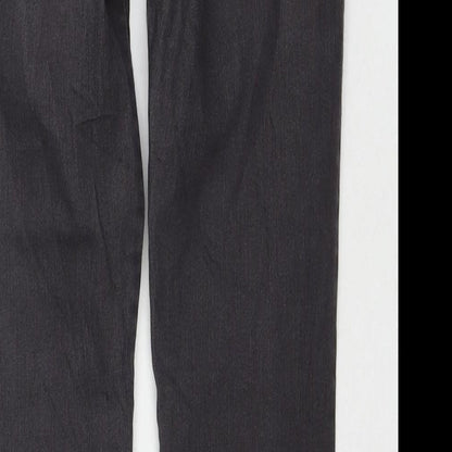 Ice Blue Womens Grey Cotton Skinny Jeans Size 27 in L26 in Regular Zip