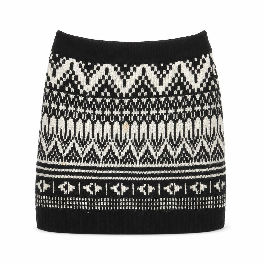 Womens UK Size 8 Miss Selfridge A-Line Knit Skirt