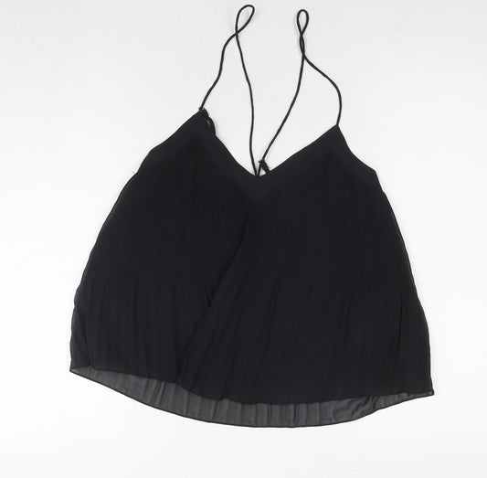 Womens UK Size XS Hollister Black Basic Tank