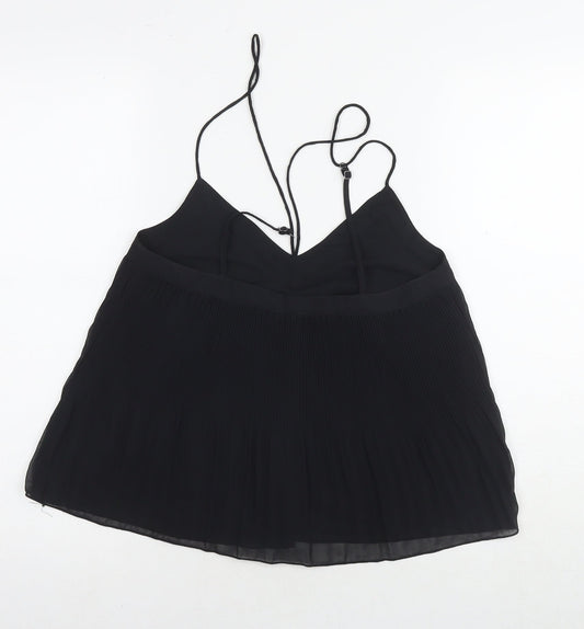 Womens UK Size XS Hollister Black Basic Tank