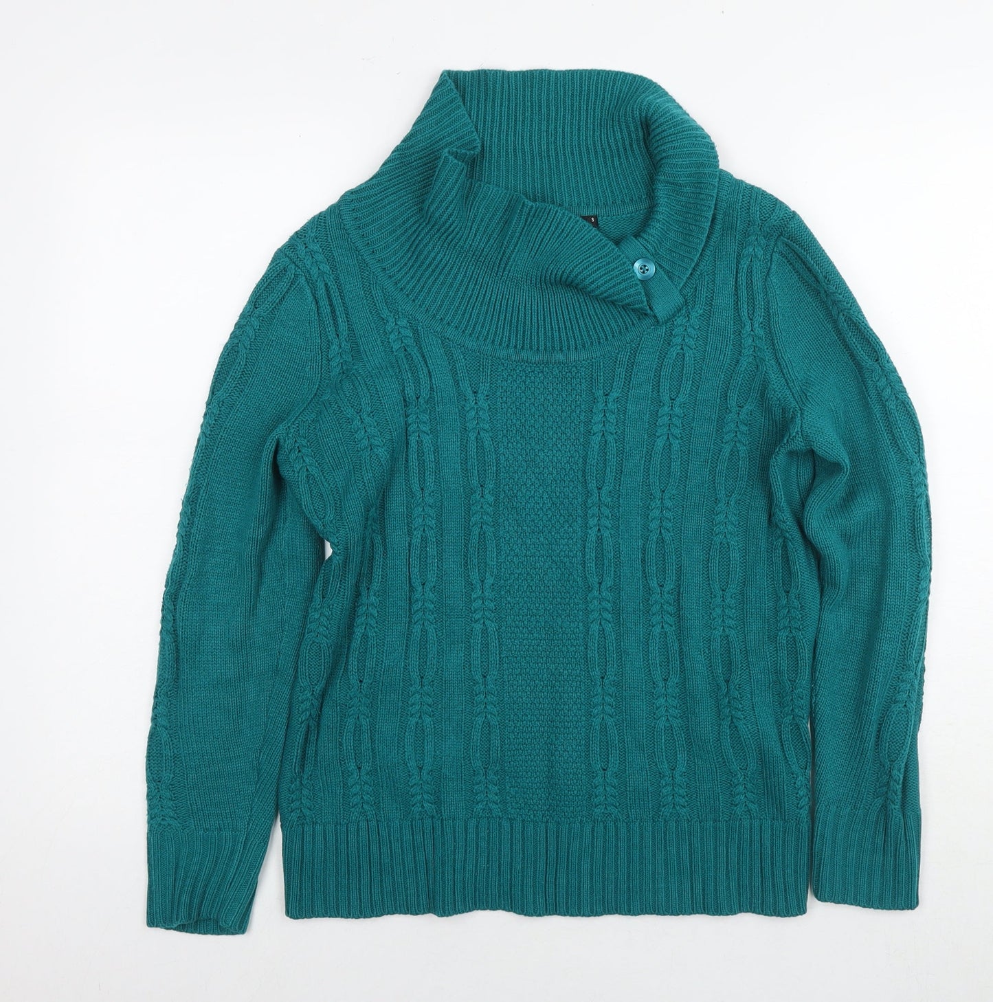 Womens UK Size S Bonmarché Green Pullover Jumper