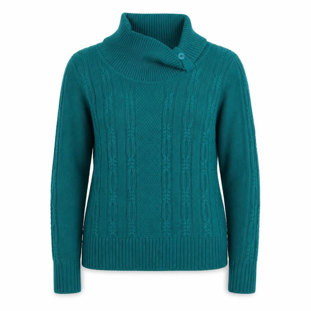 Womens UK Size S Bonmarché Green Pullover Jumper