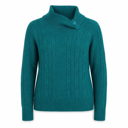 Womens UK Size S Bonmarché Green Pullover Jumper