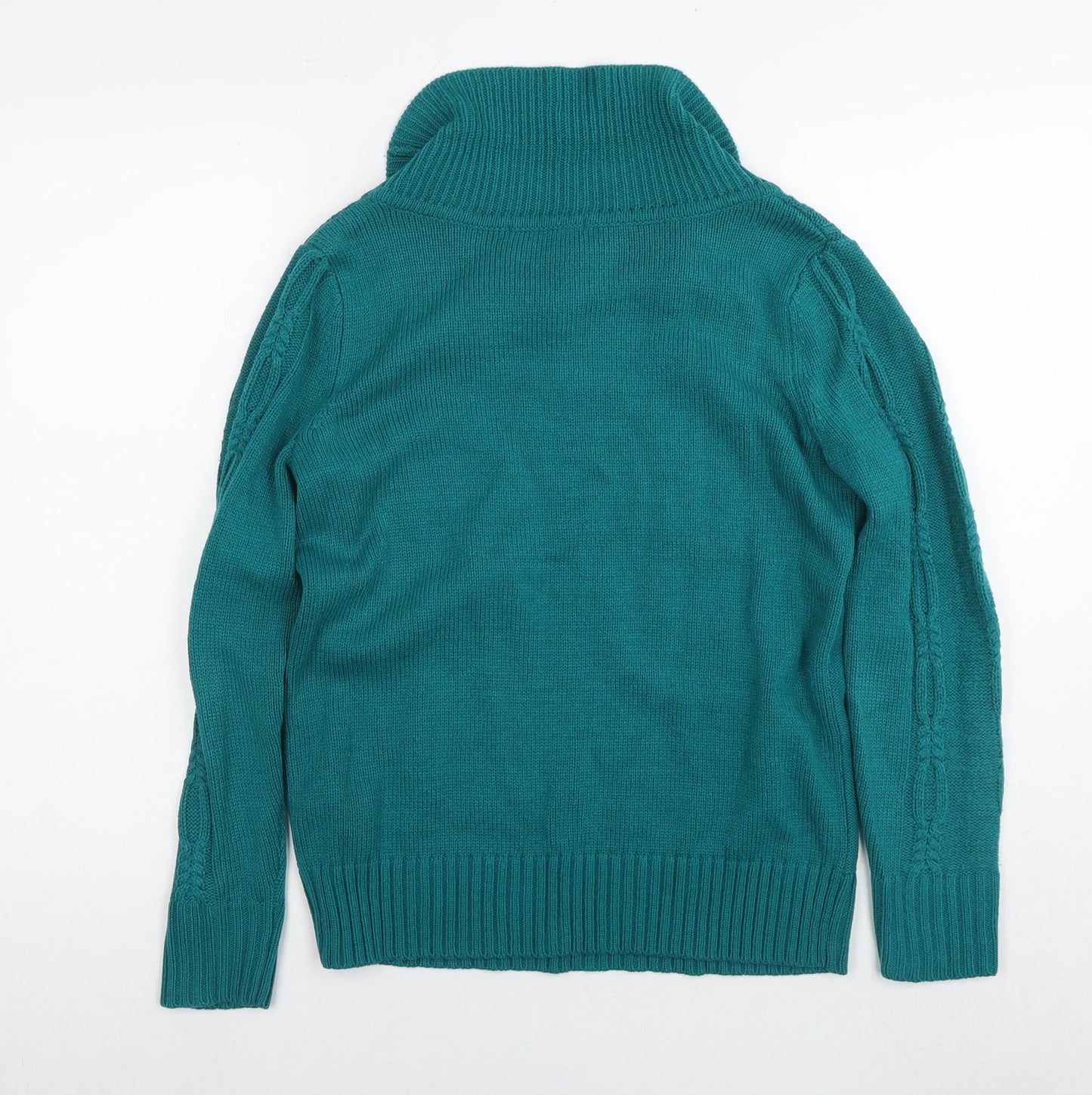 Womens UK Size S Bonmarché Green Pullover Jumper