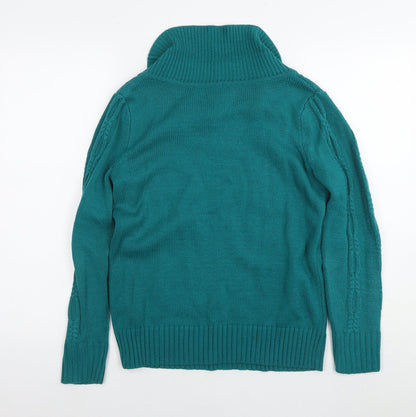 Womens UK Size S Bonmarché Green Pullover Jumper