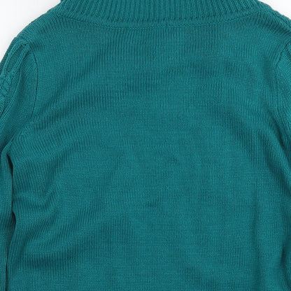 Womens UK Size S Bonmarché Green Pullover Jumper