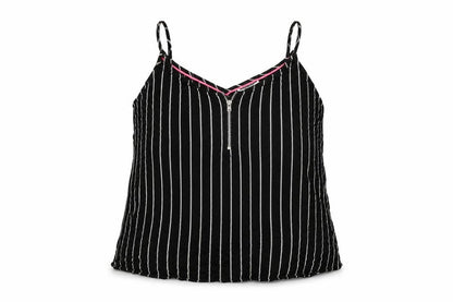 Womens UK Size S Noisy may Black Camisole T-Shirt