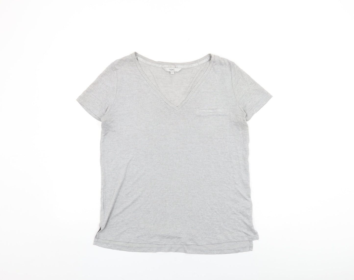Womens UK Size 12 NEXT Grey Basic T-Shirt