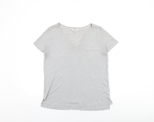 Womens UK Size 12 NEXT Grey Basic T-Shirt