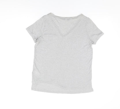 Womens UK Size 12 NEXT Grey Basic T-Shirt