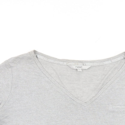 Womens UK Size 12 NEXT Grey Basic T-Shirt