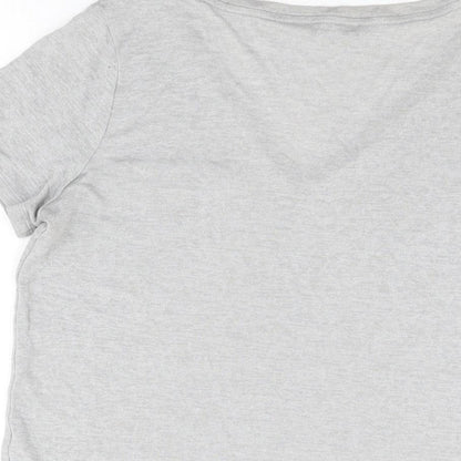 Womens UK Size 12 NEXT Grey Basic T-Shirt