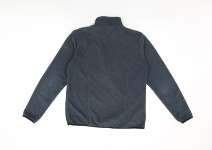 Wild South Womens Grey Polyester Pullover Sweatshirt Size 14 Zip