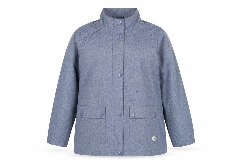 Maine Womens Blue Jacket Coat Size 16 Zip