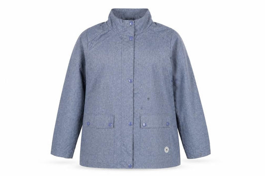 Maine Womens Blue Jacket Coat Size 16 Zip