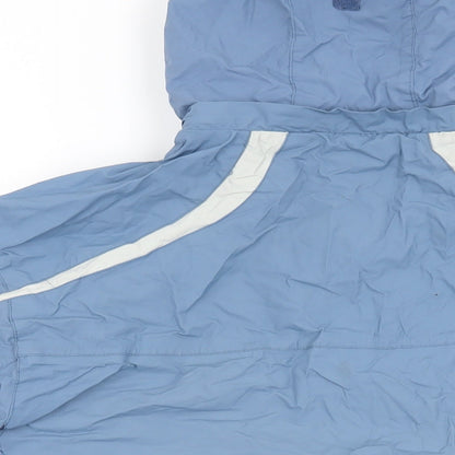Womens UK Size M Backswing Blue Rain Coat