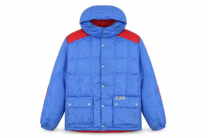 By Blacks Womens Blue Puffer Jacket Coat Size L Zip