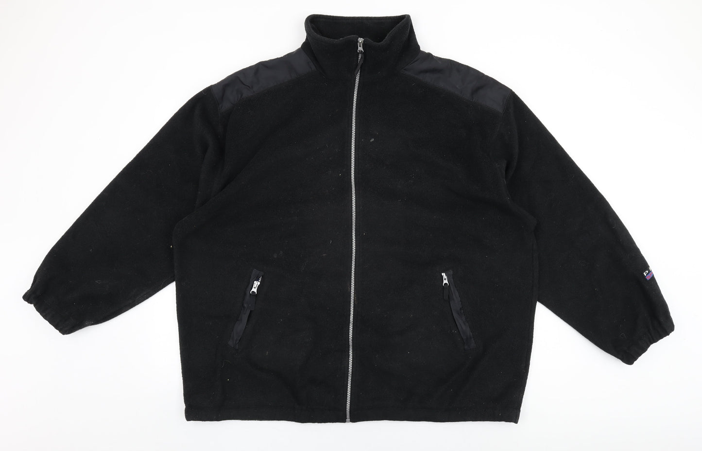 PFM Sport Mens Black Polyester Full Zip Sweatshirt Size 2XL