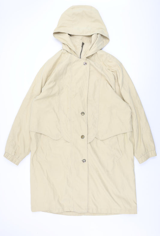 Womens UK Size 18 Canda Beige Overcoat