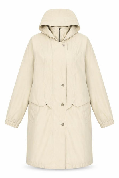 Womens UK Size 18 Canda Beige Overcoat