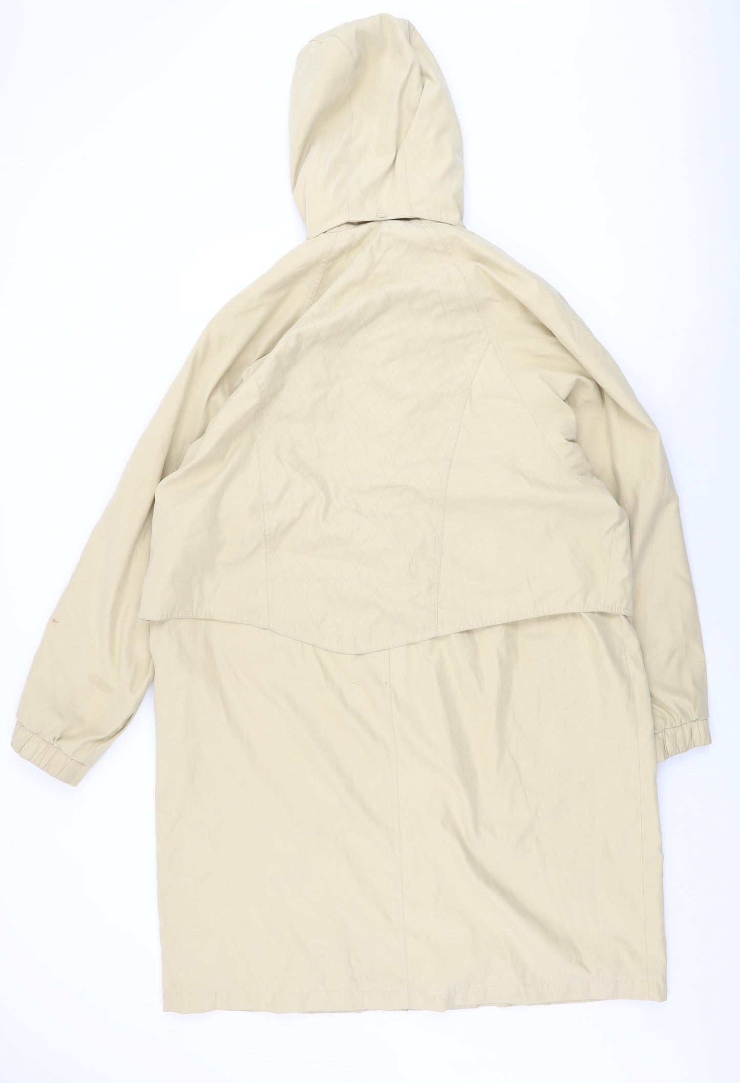 Womens UK Size 18 Canda Beige Overcoat