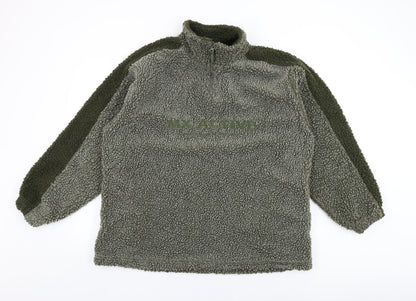MX Active Mens Green Polyester Pullover Sweatshirt Size L
