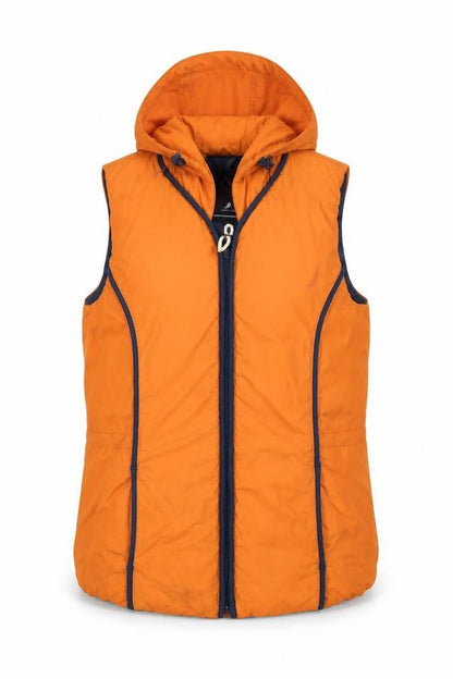 Womens UK Size XS Nautica Orange Gilet