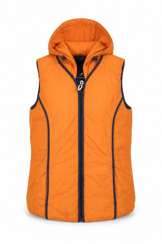 Womens UK Size XS Nautica Orange Gilet