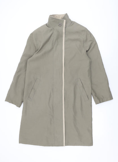 Womens UK Size 8 NuAge Beige Overcoat