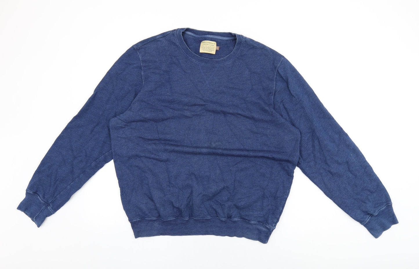 Womens UK Size XL John Lewis Blue Pullover Sweatshirt