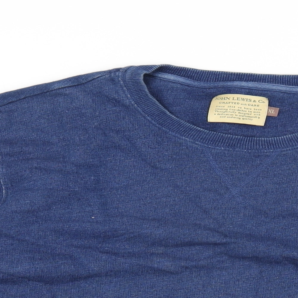 Womens UK Size XL John Lewis Blue Pullover Sweatshirt