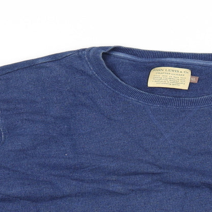 Womens UK Size XL John Lewis Blue Pullover Sweatshirt