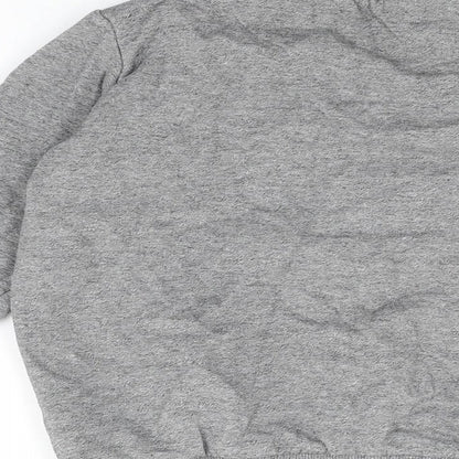 Hype Boys Grey Cotton Pullover Sweatshirt Size 11-12 Years Pullover