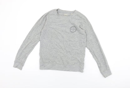 Womens UK Size 8 Jack Wills Grey Pullover Sweatshirt